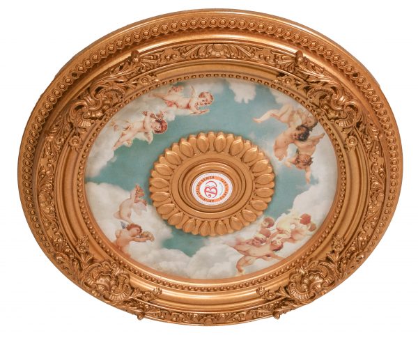 24in Cherub Sky Ceiling Medallion - Image 2