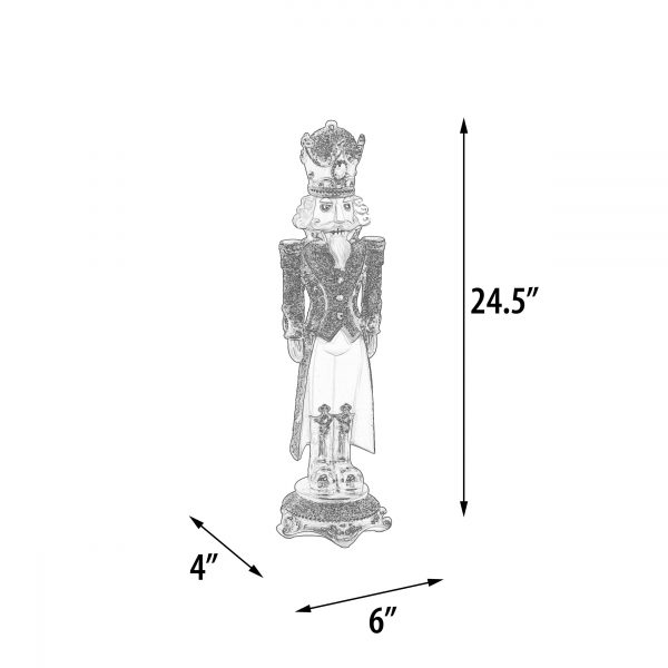 24.5in Nutcracker with Gold Coat - Image 5