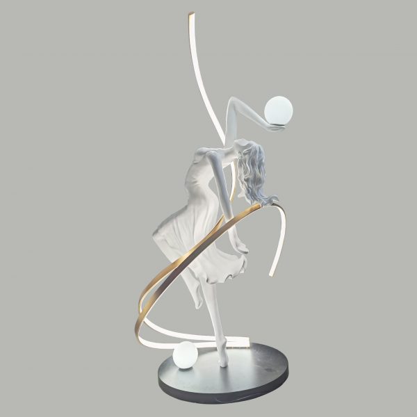 Lady with Ball Dancing Sculpture Medium - Image 1