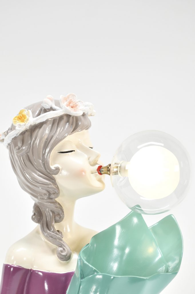 Girl with Bubble Small - Image 4