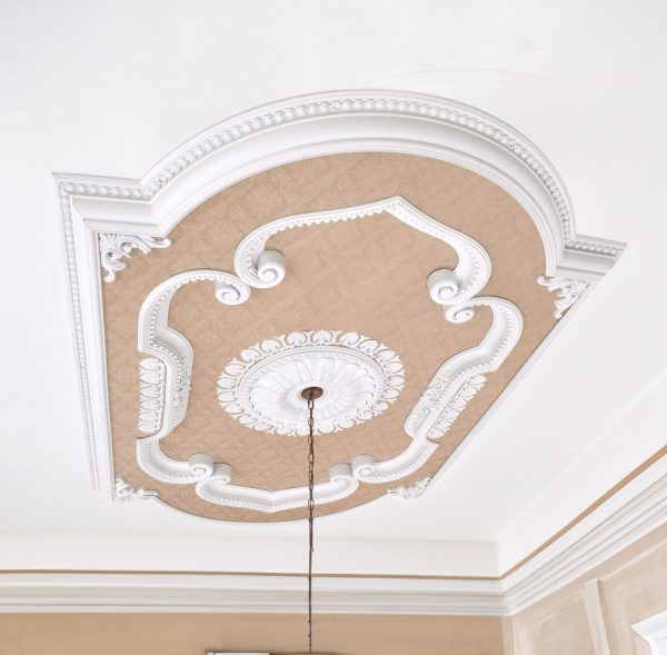 Blanco Rectangular Chandelier Fan Ceiling Medallion 72"W x 48"H - Image 1