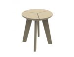 Seaside Casual - DEX ROUND SIDE TABLE - Luxurious Dwelling - Your Luxury Home Product Experts