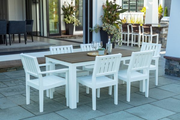 Seaside Casual - GREENWICH DINING TABLE 35" X 70" - Image 3