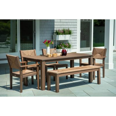 Seaside Casual - GREENWICH DINING ARM CHAIR WOVEN