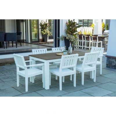 Seaside Casual - GREENWICH DINING SIDE CHAIR SLATTED