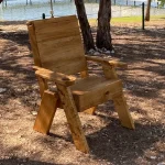 RS Bro Designs Highback Outdoor Rustic Chair - Luxurious Dwelling - Your Luxury Home Product Experts