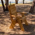 RS Bro Designs Highback Outdoor Rustic Chair - Luxurious Dwelling - Your Luxury Home Product Experts