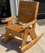 RS Bro Designs Outdoor Rustic Rocking Chair - Luxurious Dwelling - Your Luxury Home Product Experts