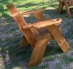 RS Bro Designs Outdoor Rustic Chair: Texas-Crafted Excellence - Luxurious Dwelling - Your Luxury Home Product Experts