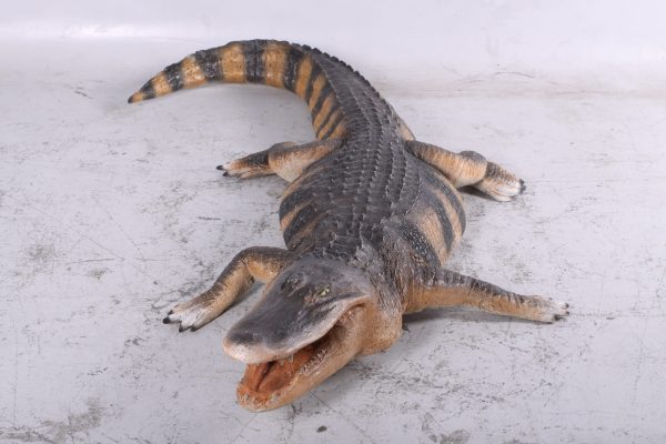 life-size American Alligator 94.75 Inch Long - Image 1
