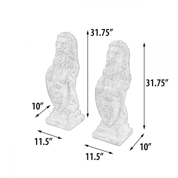 Heraldic Lion Set of 2 (KIT) - Image 5