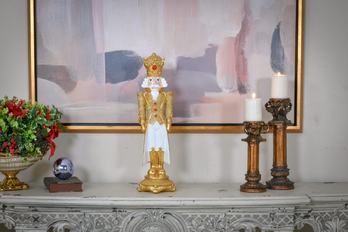 24.5in Nutcracker with Gold Coat - Image 2