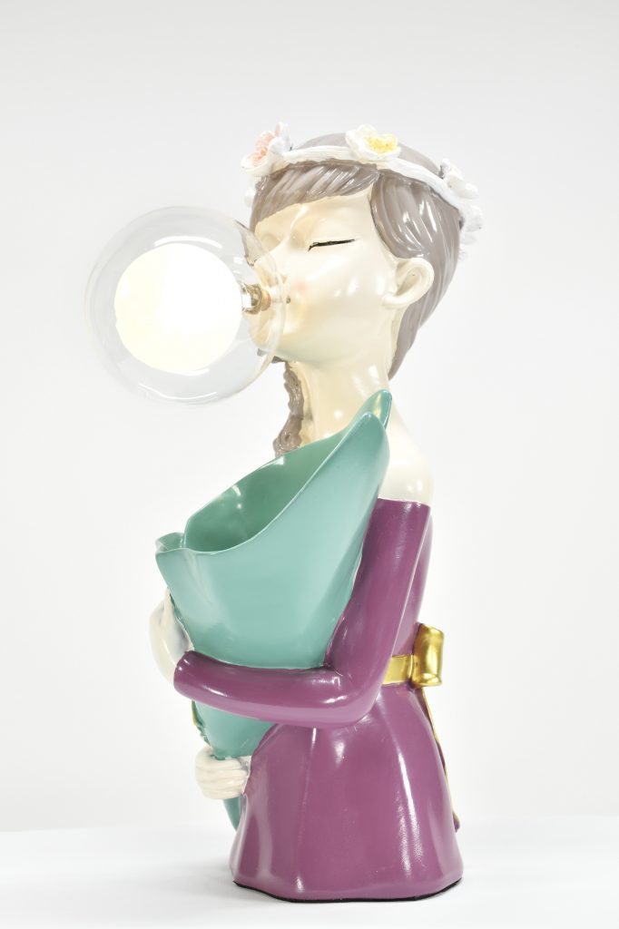 Girl with Bubble Small - Image 2