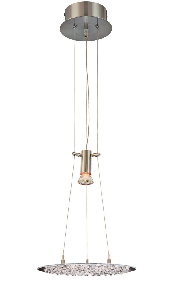 Crystal Lake-16063 SN CP - Pendant-1 Lights - Image 1