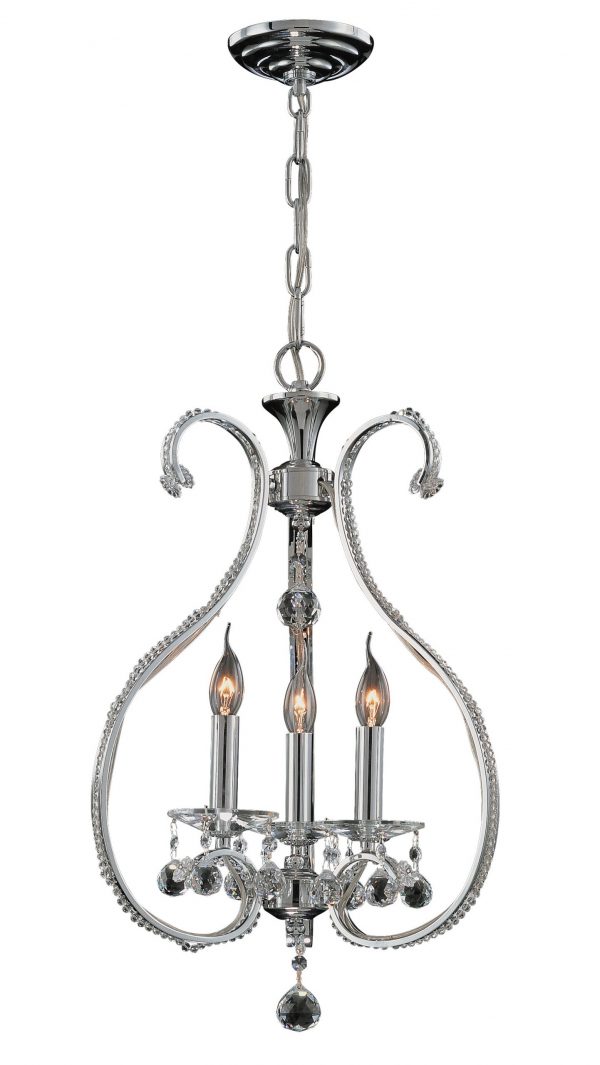 Kennsington-16093 CH CP - Pendant-3 Lights - Image 1