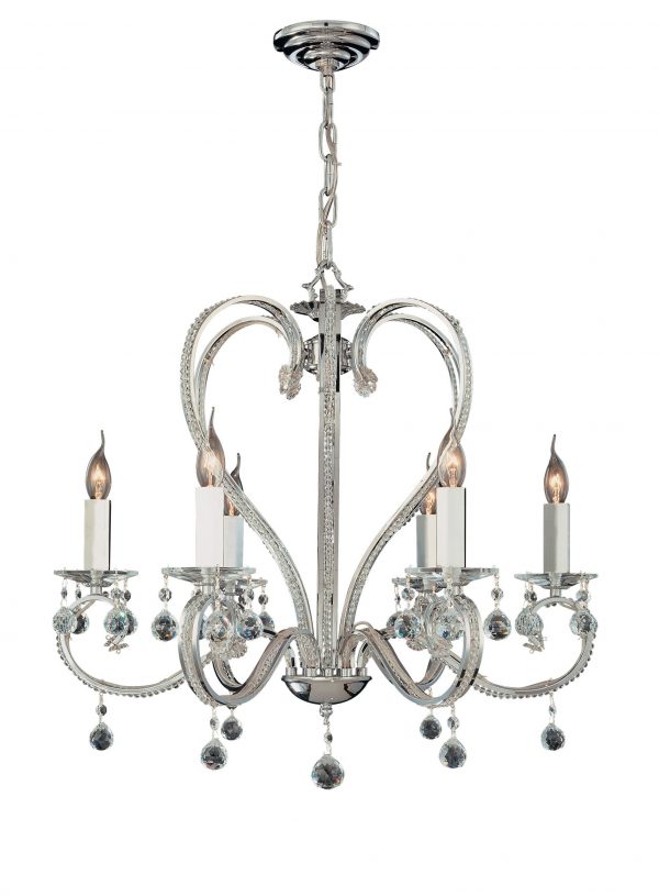 Kennsington-16096 CH CP - Chandelier-6 Lights - Image 1