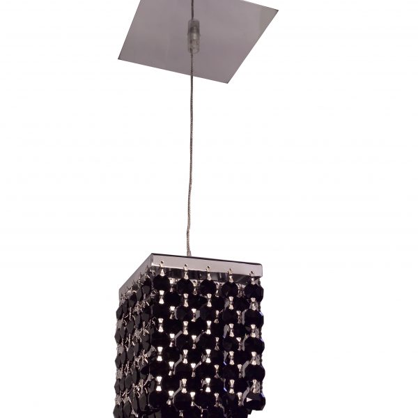 Bedazzle-16101 BLK - Pendant-1 Lights