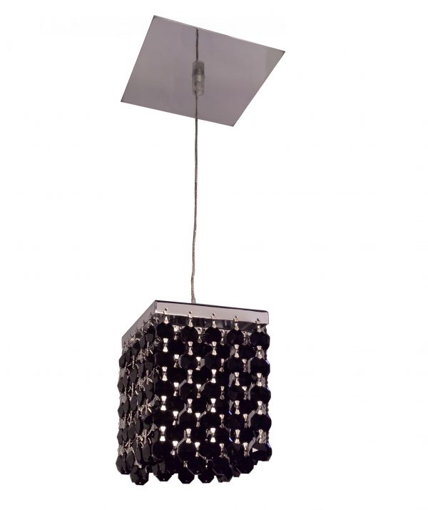 Bedazzle-16101 BLK - Pendant-1 Lights - Image 1