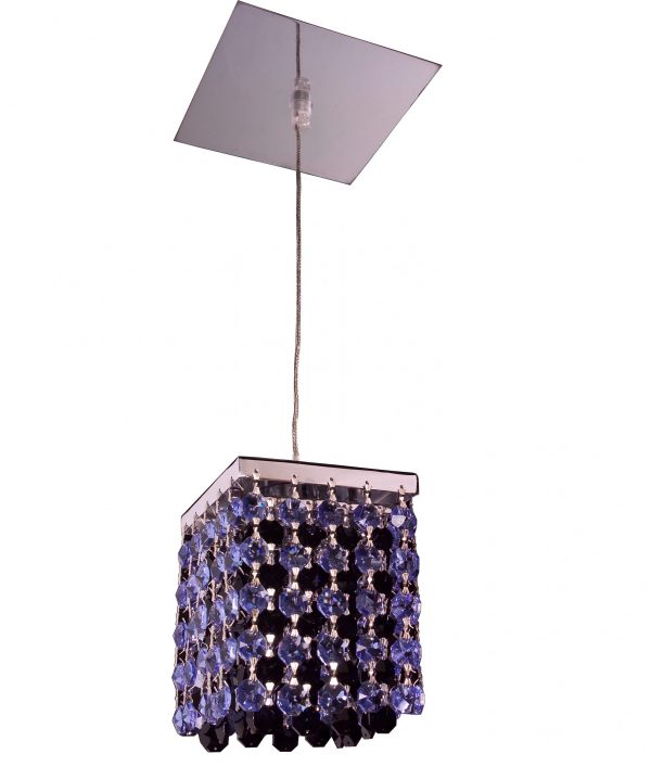 Bedazzle-16101 SAP-BLK - Pendant-1 Lights - Image 1