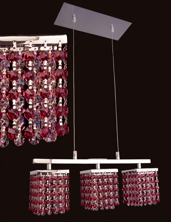 Bedazzle-16103 SBO-SRO - Chandelier-Linear-3 Lights - Image 1
