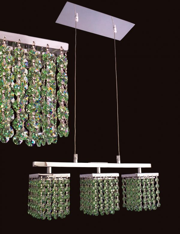 Bedazzle-16103 SLP - Chandelier-Linear-3 Lights - Image 1