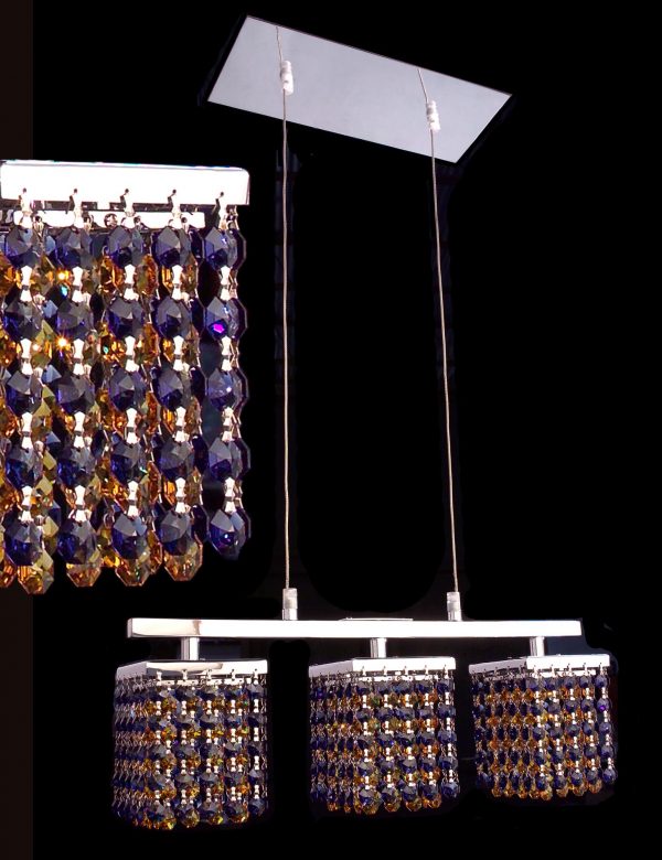 Bedazzle-16103 SMS-STO - Chandelier-Linear-3 Lights - Image 1