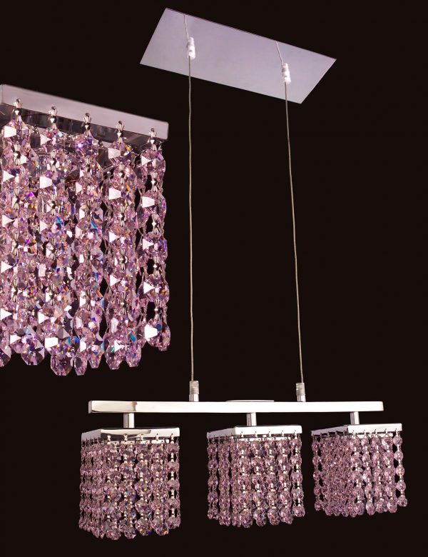 Bedazzle-16103 SRO - Chandelier-Linear-3 Lights - Image 1