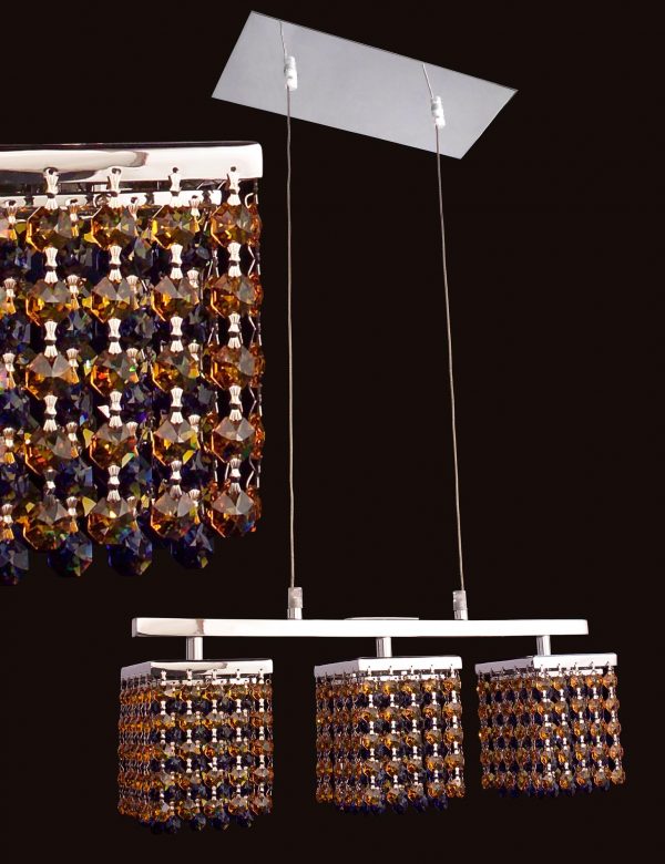Bedazzle-16103 STO-SMS - Chandelier-Linear-3 Lights - Image 1