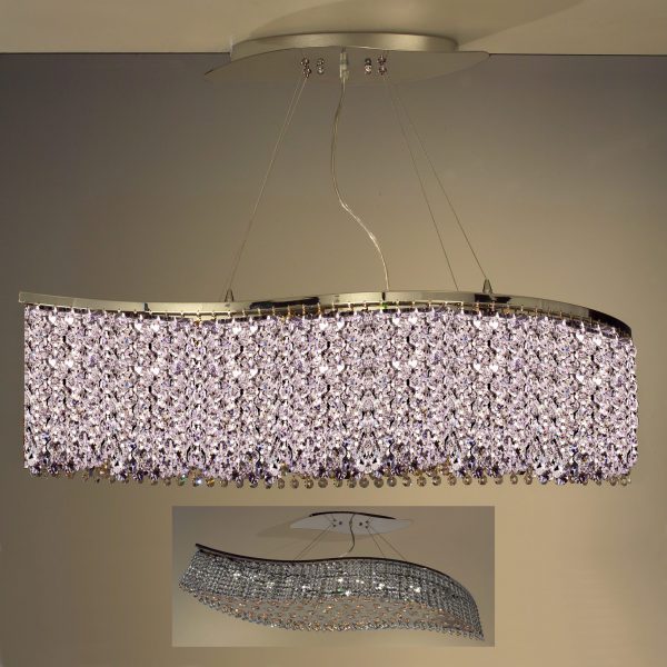 Bedazzle-16128 S - Chandelier-8 Lights - Image 1