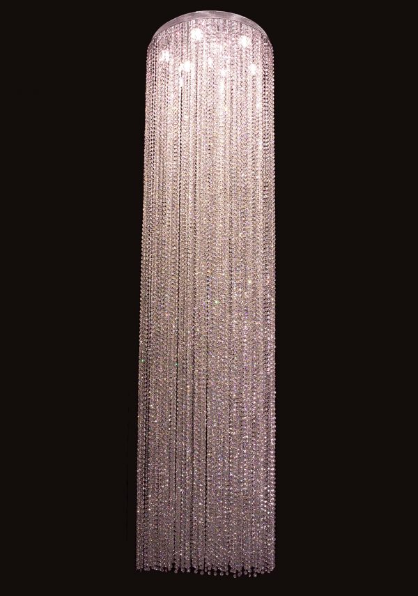 Crystal Rain-16141-144 CP - Chandelier/Flush-10 Lights - Image 1