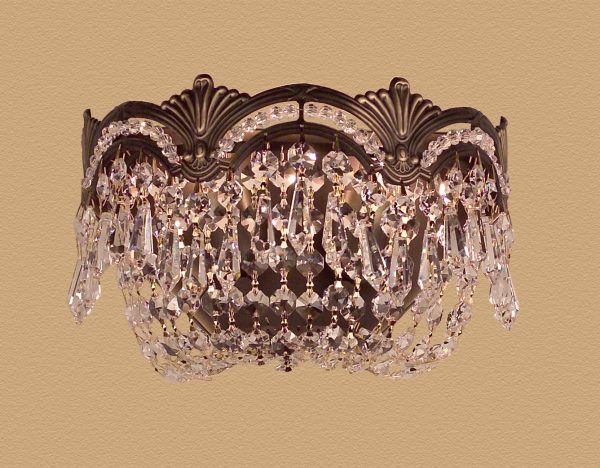 Regency II-1850 RB CP - Sconce/WallBracket-2 Lights - Image 1