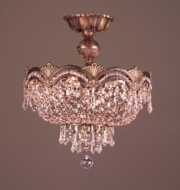 Regency II-1856 RB CP - Flush/Semi-Flush-3 Lights - Image 1