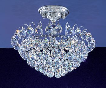 Diamante-1893 CH CP - Flush/Semi-Flush-3 Lights