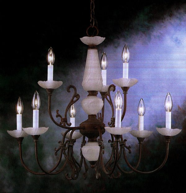 Bloomington-3069 ORB - Chandelier-9 Lights - Image 1