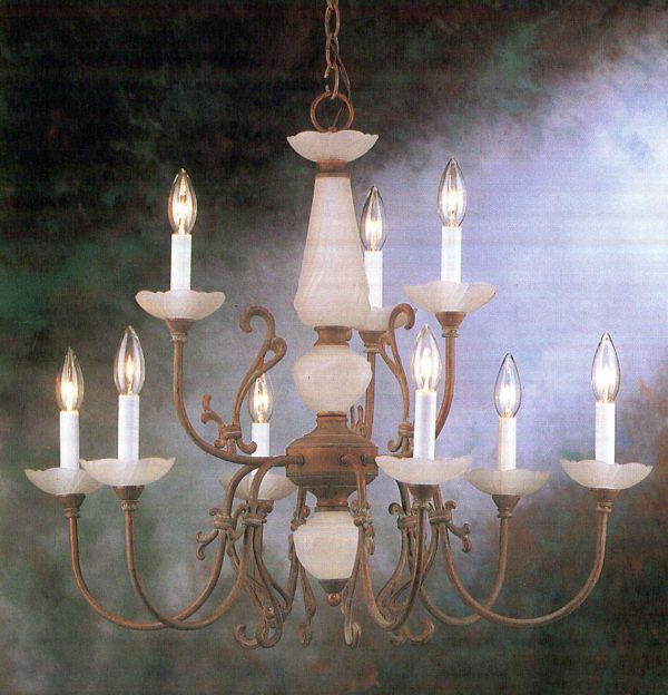 Bloomington-3069 VB - Chandelier-9 Lights - Image 1