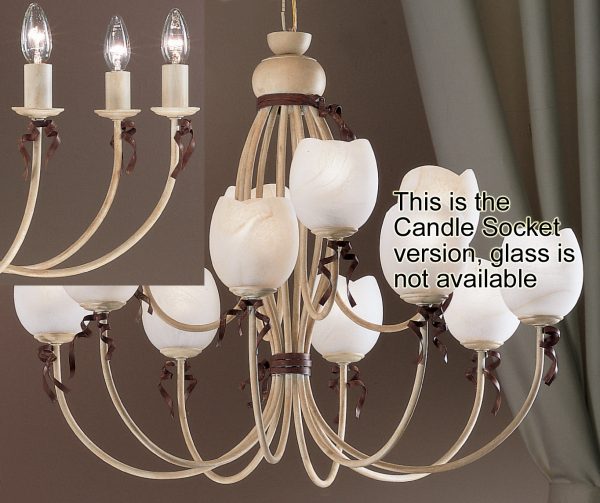 Belluno-3659 IB - Chandelier-12 Lights - Image 1