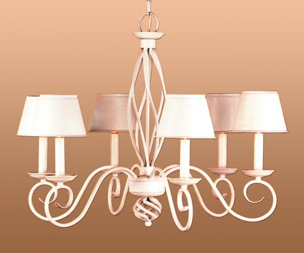 Chalet-3676 TW - Chandelier-6 Lights - Image 1