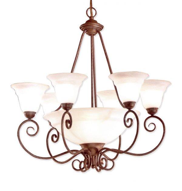 Portofino-40210 BZ - Chandelier-9 Lights - Image 1