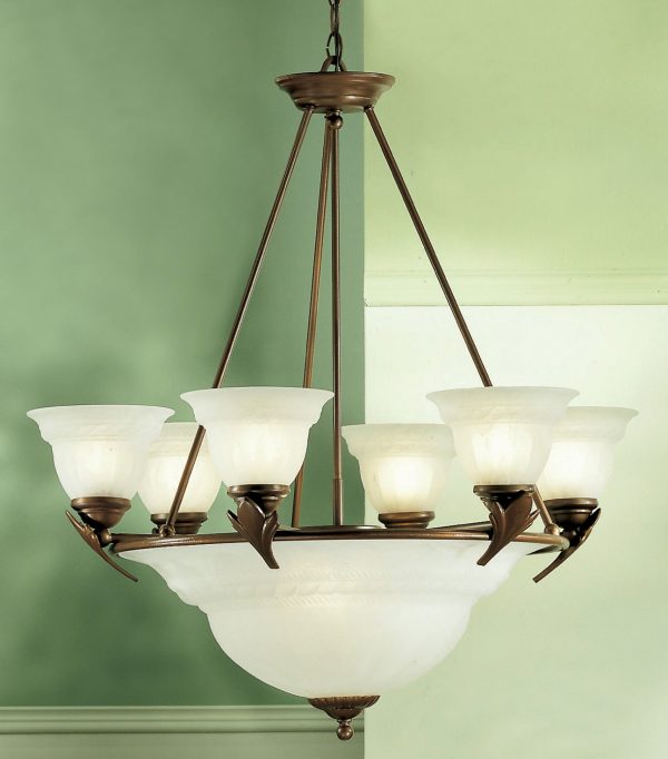 Roma-40409 EB - Chandelier-9 Lights - Image 1