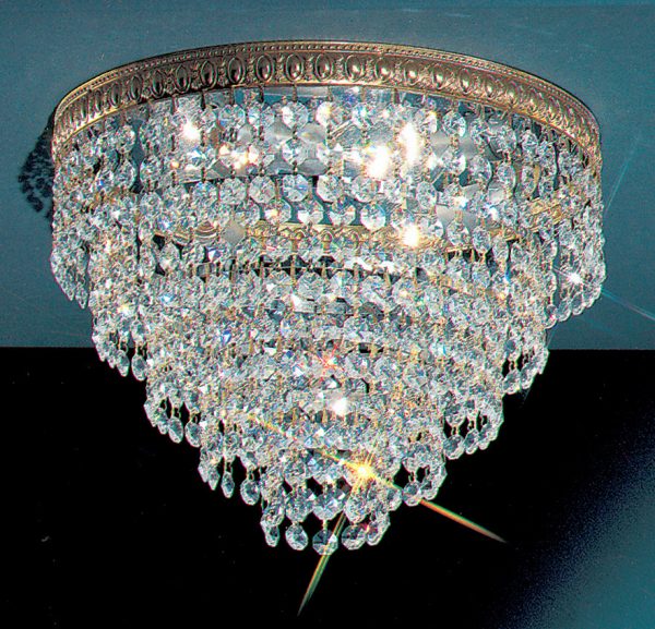 Crystal Baskets-51312 OWB CP - Flush/Semi-Flush-3 Lights - Image 1