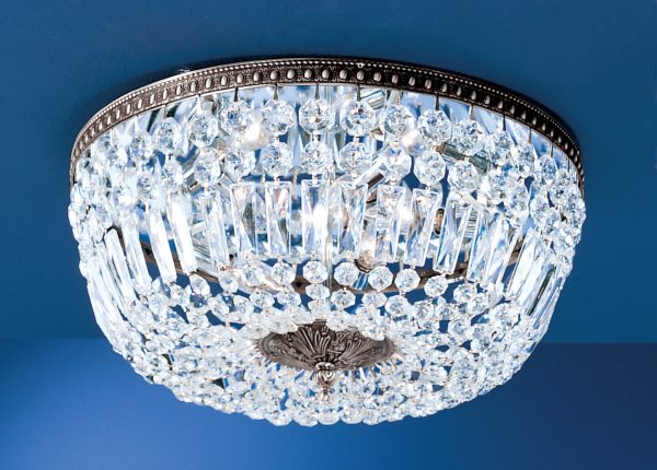 Crystal Baskets-52314 MS CP - Flush/Semi-Flush-3 Lights - Image 1