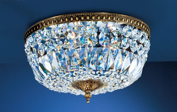 Crystal Baskets-52314 RB CP - Flush/Semi-Flush-3 Lights - Image 1