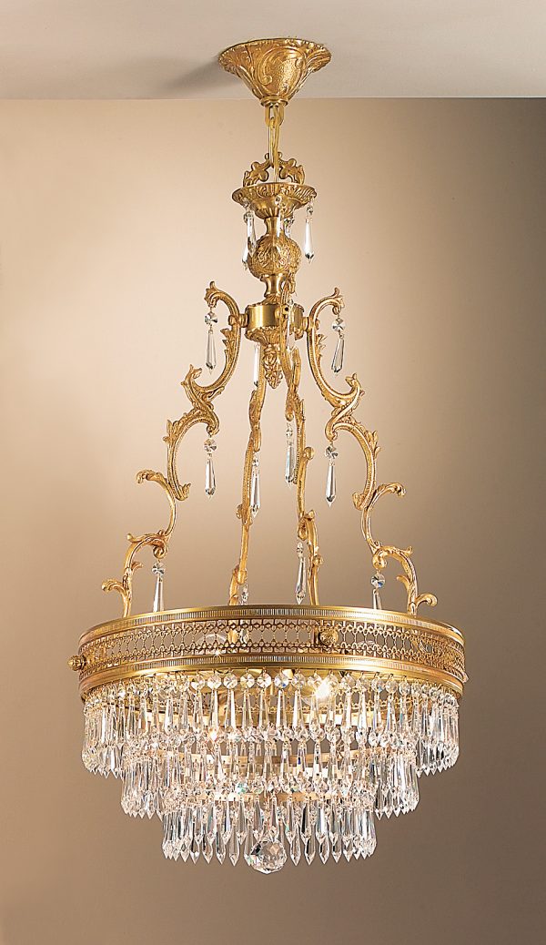 Renaissance-55514 FG C - Pendant-4 Lights - Image 1