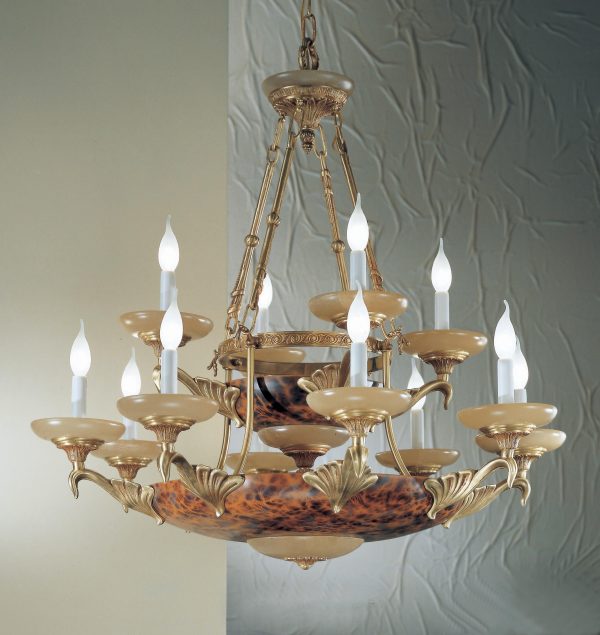 Queen Anne II-55719 SBS - Chandelier-14 Lights - Image 1