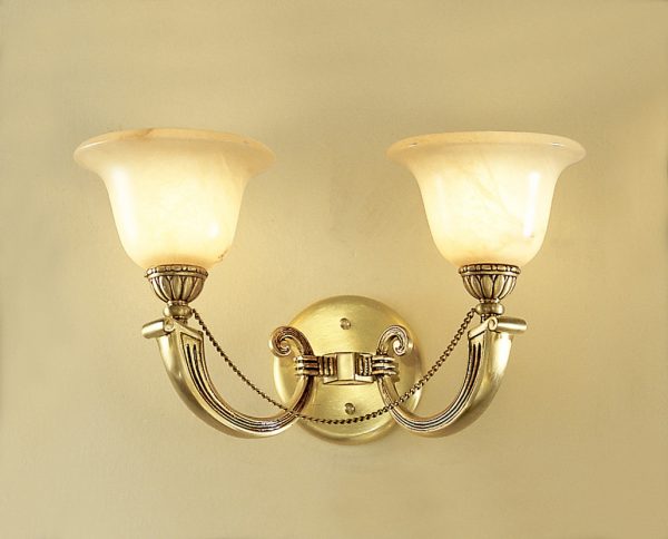 Monica-56222 SBK - Sconce/WallBracket-2 Lights - Image 1