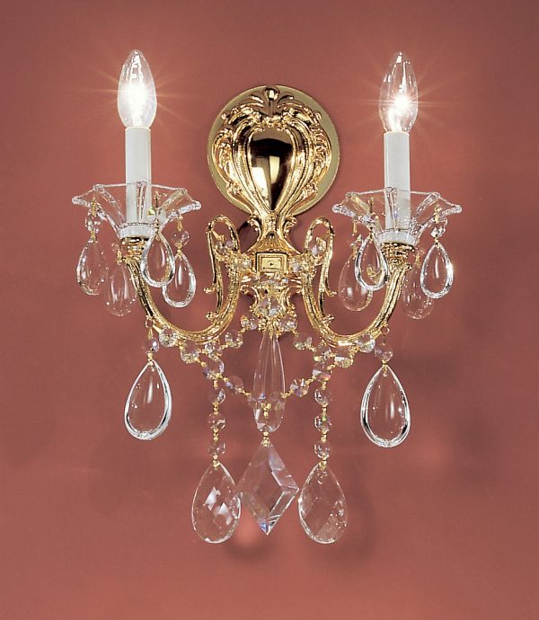 Via Venteo-57002 G C - Sconce/WallBracket-2 Lights - Image 1