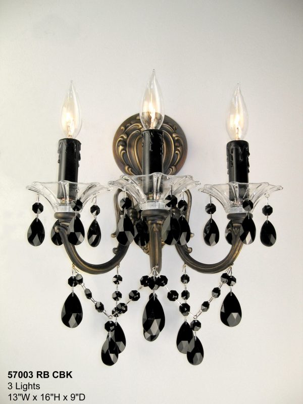 Via Venteo-57003 RB CBK - Sconce/WallBracket-3 Lights - Image 1