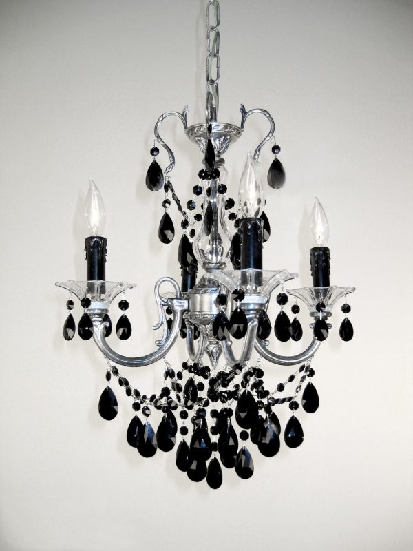 Via Venteo-57004 MS CBK - Mini-Chandelier-4 Lights - Image 1