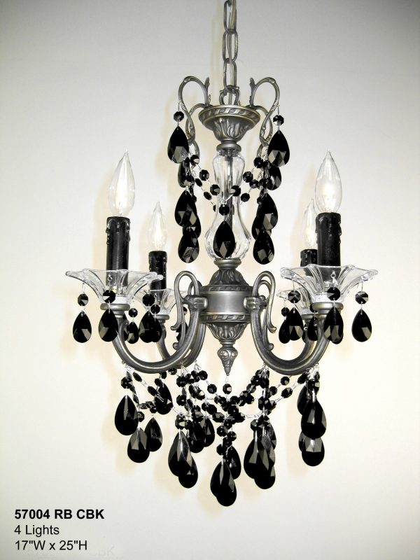 Via Venteo-57004 RB CBK - Mini-Chandelier-4 Lights - Image 1