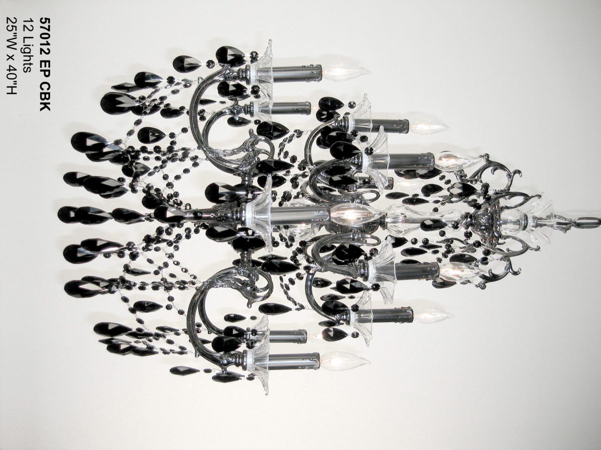 Via Venteo-57012 EP CBK - Chandelier-12 Lights - Image 1